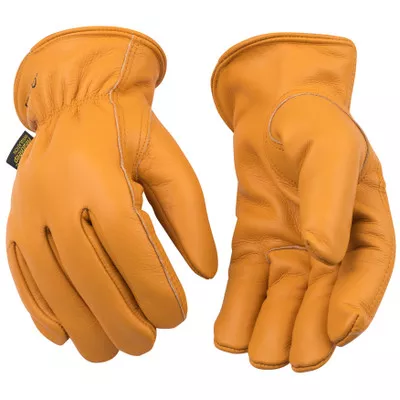 Kinco Large Lined Grain Buffalo Driver Gloves (81HK-L)