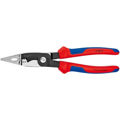Knipex Installation Pliers 8" Black Atramentized (13828SBA)