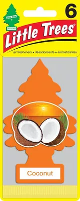 Little Trees Air Fresheners 6-Pack Coconut