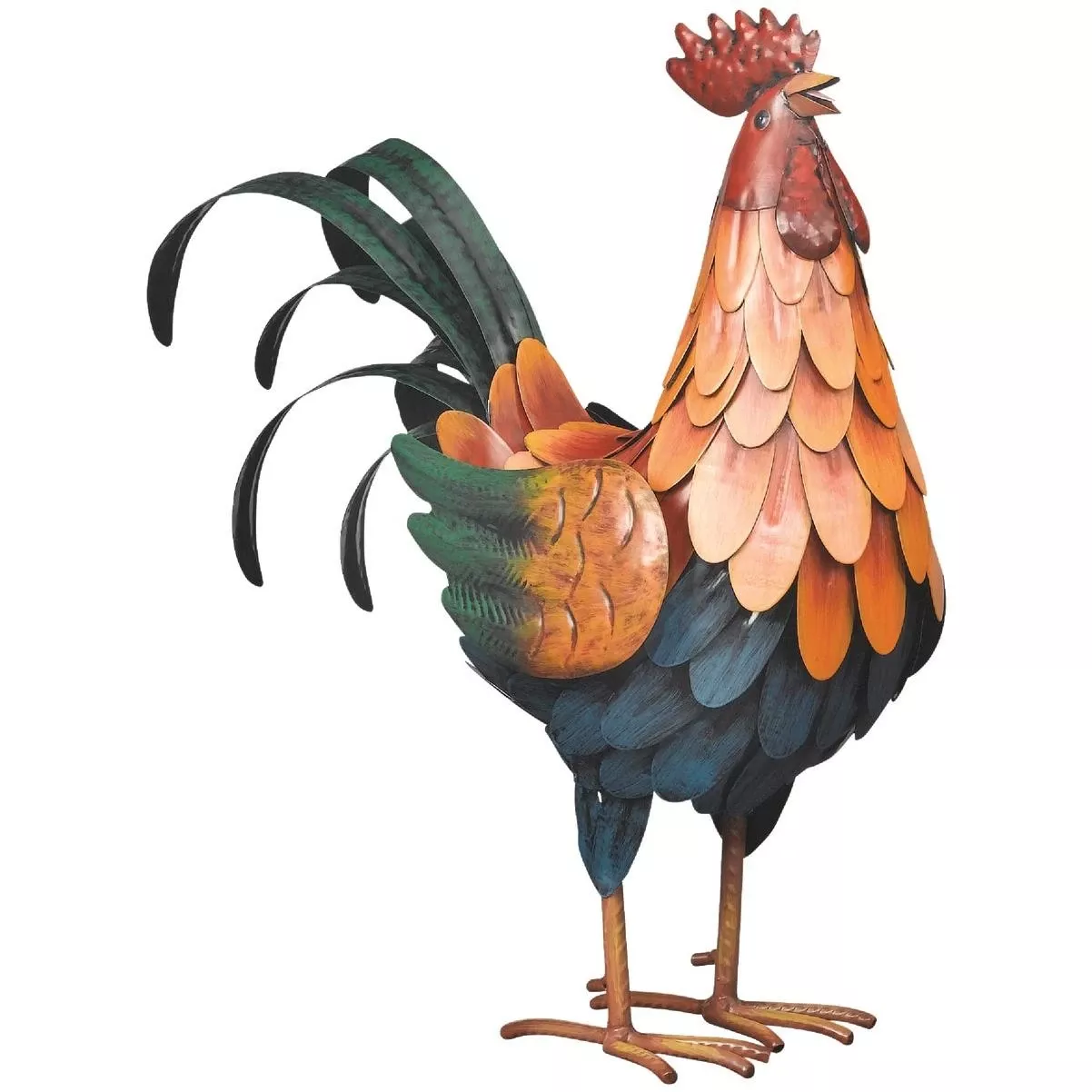 Medium Golden Rooster Decor
