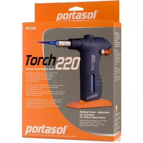 Medium Power Butane Torch, Red