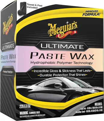 Meguiar's Ultimate Paste Wax Long-Lasting Synthetic Wax 8 Oz (G210608)