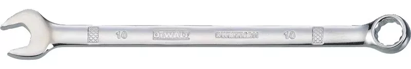Metric Combination Wrench, Long-panel Design, 10mm, Full Polish Chrome