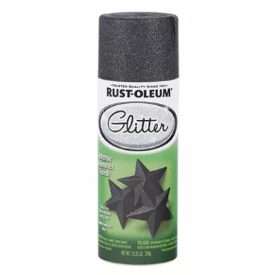 Midnight Black Specialty Glitter Spray Paint – 10.25 Oz