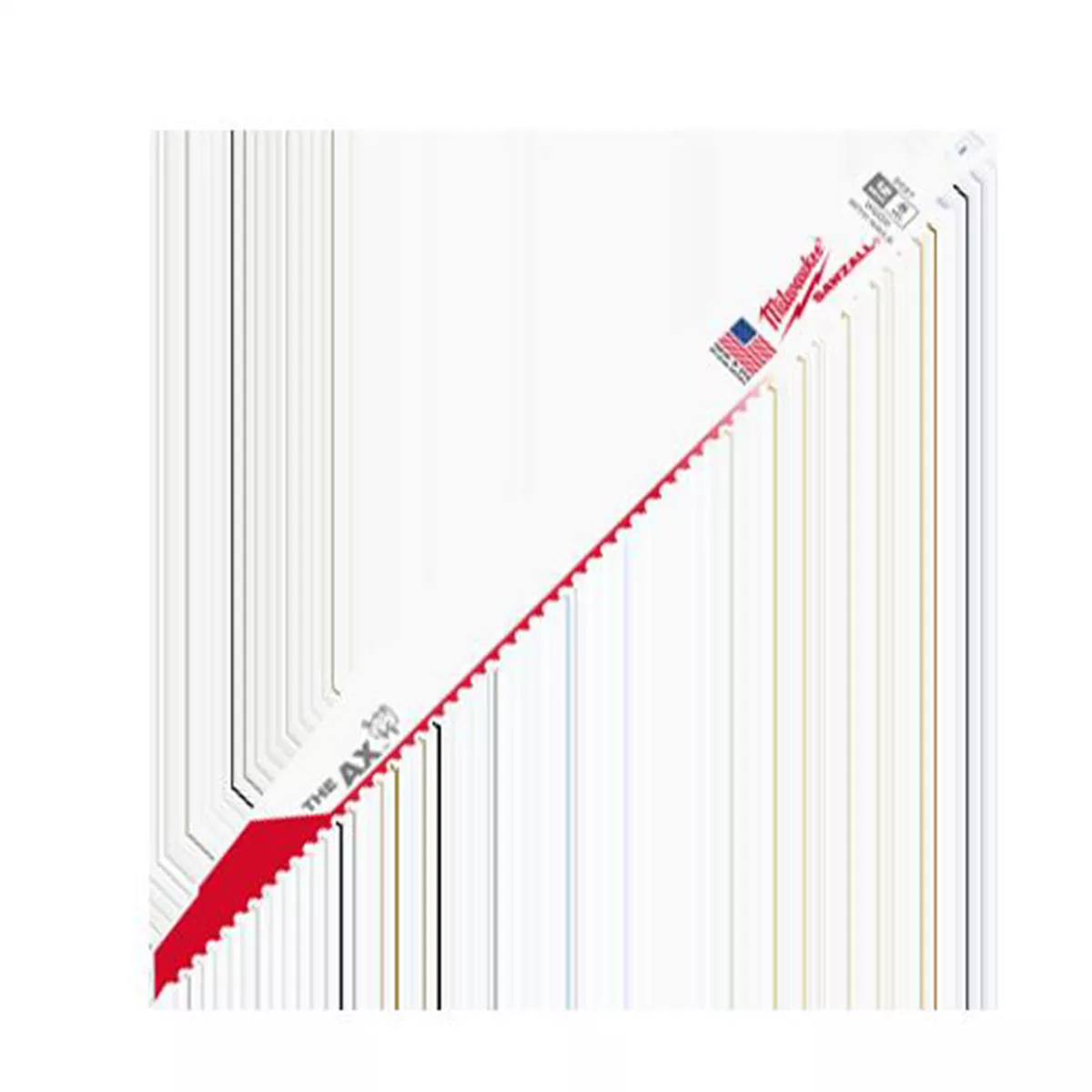 Milwaukee Tool 12" 5 TPI The AX Demolition Wood Cutting Sawzall Blade Bulk 100