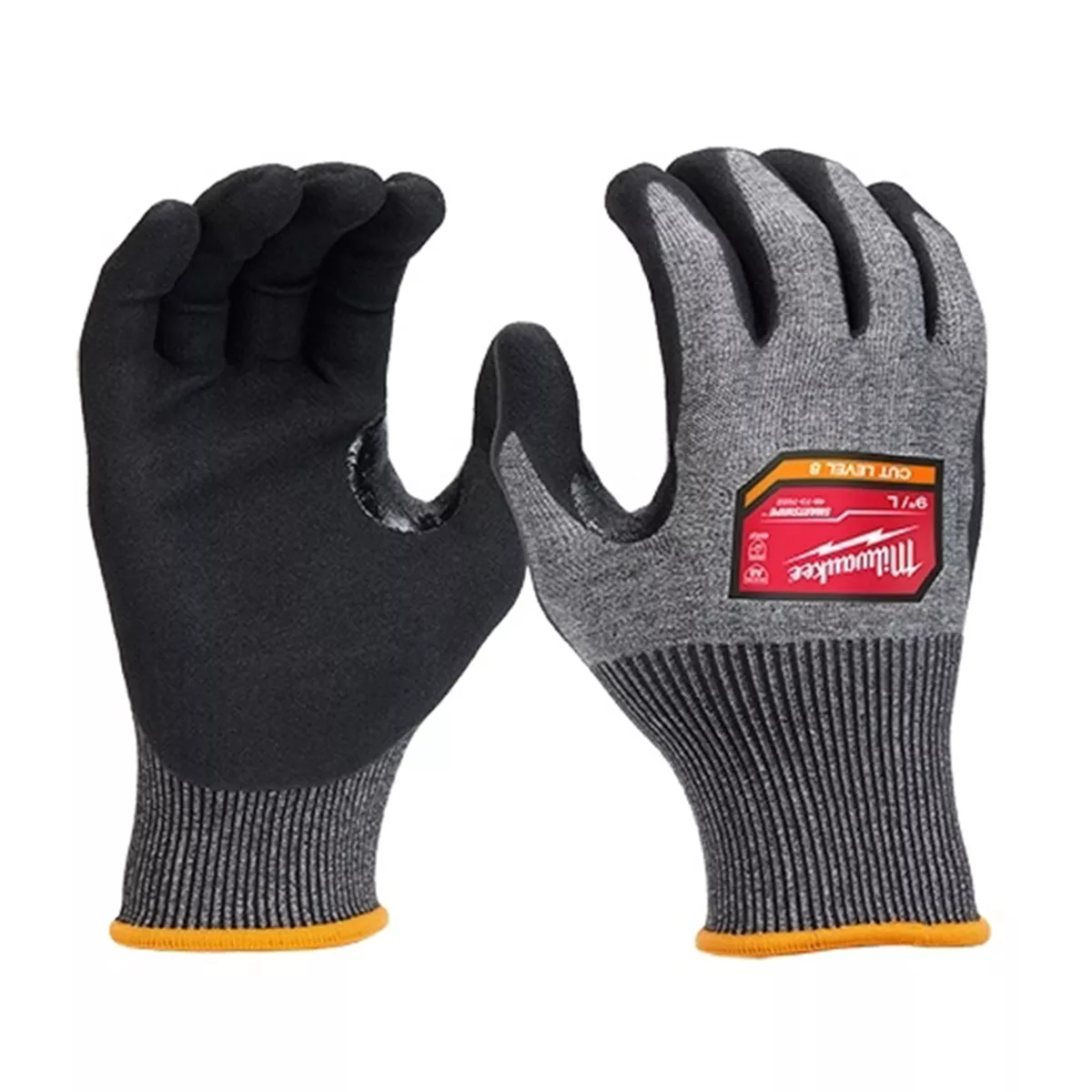 Milwaukee Tool 12 Pair Cut Level 8 High-Dexterity Coated Nitrile Dipped Gloves - M