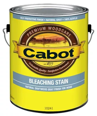 Natural Driftwood Gray Acrylic Wood Bleaching Stain - 1 Gallon