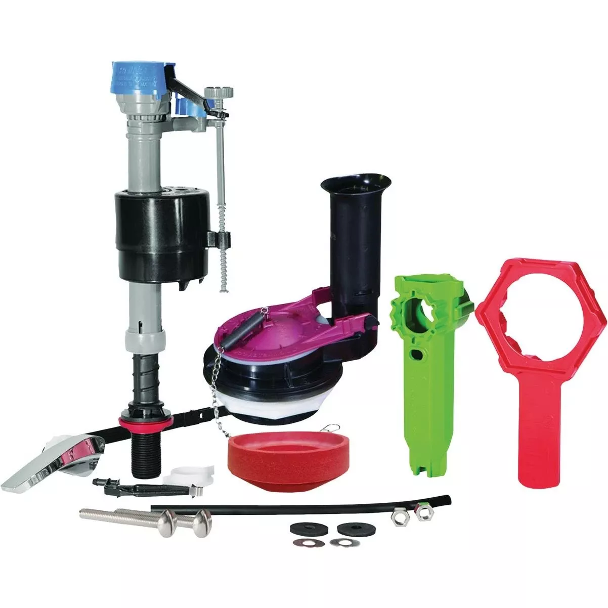 Performax Toilet Fill Valve & 3 In. Everything Toilet Repair Kit