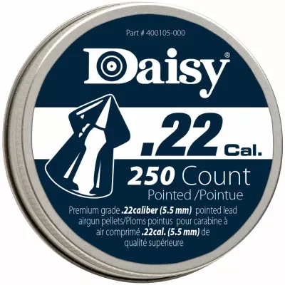 Precision Max .22 Caliber Pointed Air Rifle Pellets - 250 Count