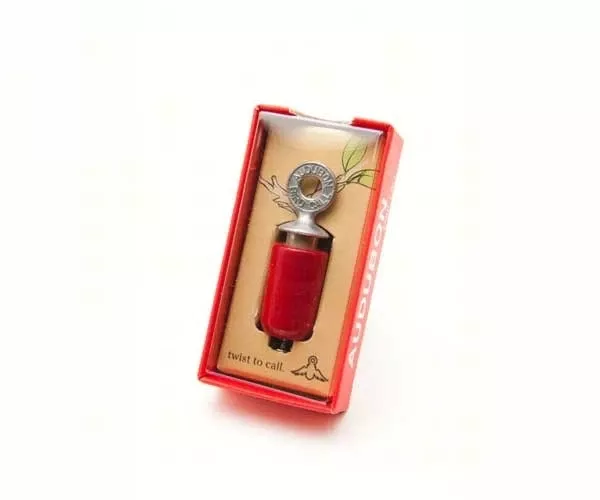 Re2473 Hand-made Audubon Bird Call - Birchwood And Metal Design