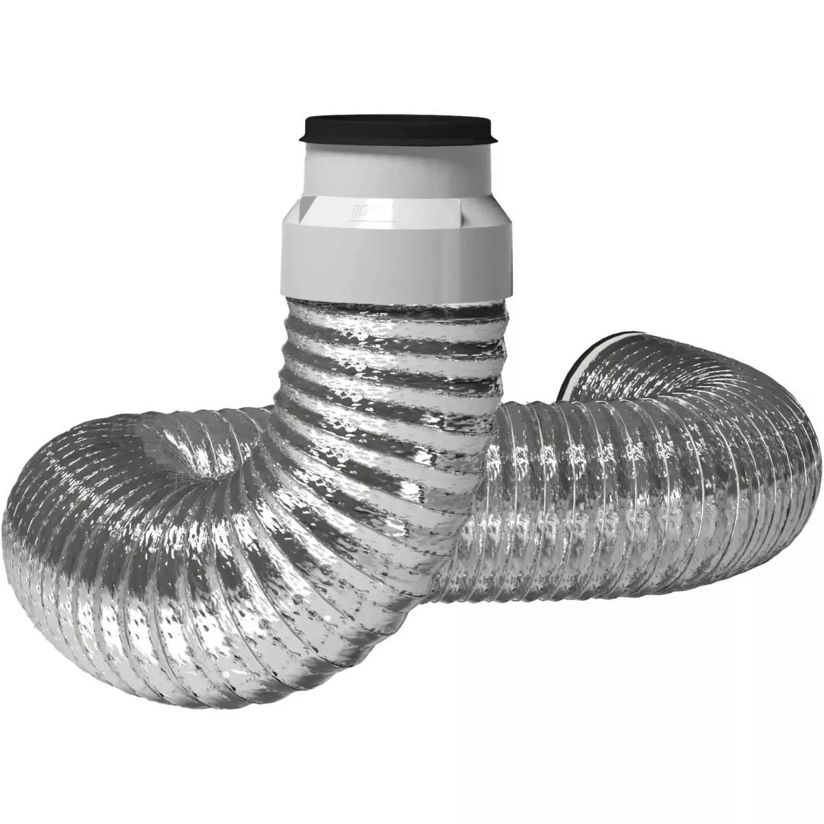Semi-rigid Aluminum Dryer Hose Kit (1-piece)