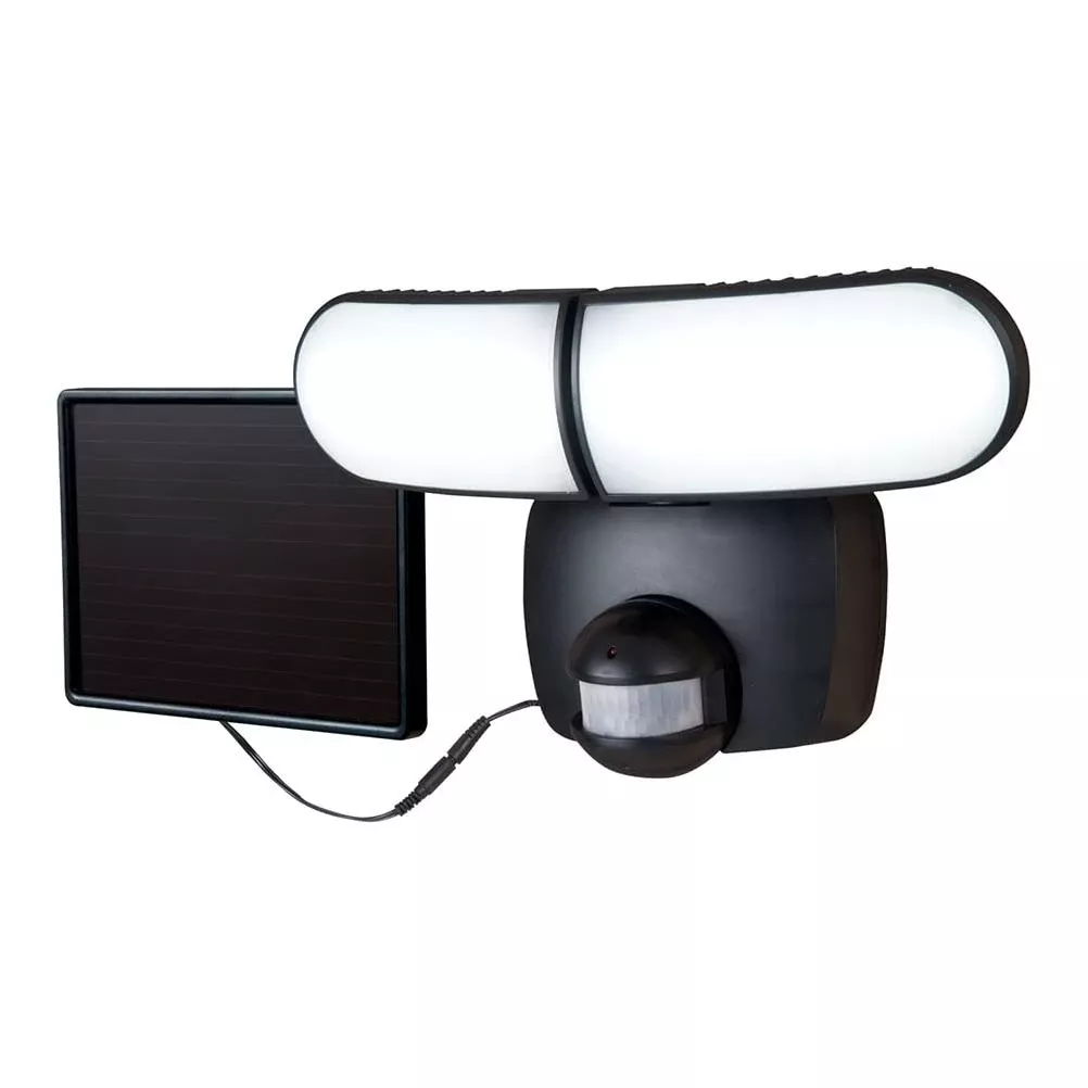 Slmt1000 Solar Led Floodlight With Motion Sensor & 16-foot Cord
