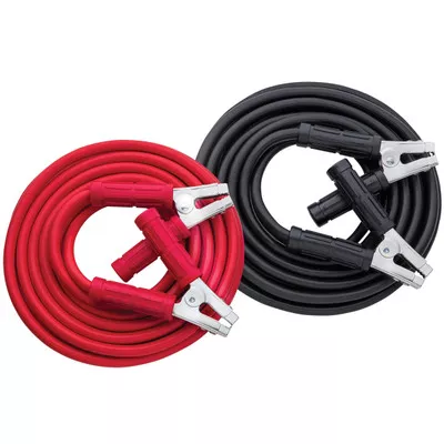 Solar 401252 25 ft. Heavy Duty 1 Gauge Booster Cables