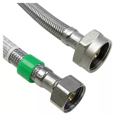 Stainless Steel Toilet Connector 1/2" X 7/8" X 20" Flexible