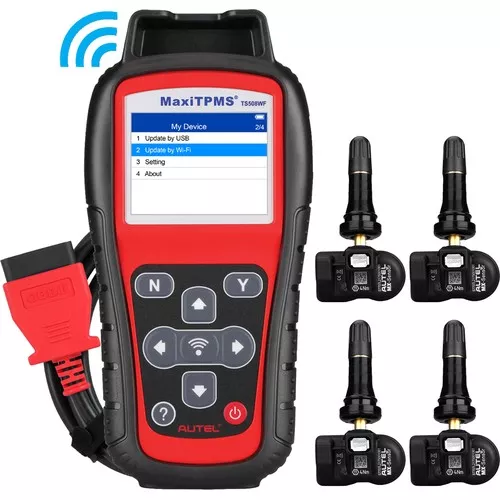 TS508WFK-4 Kit includesTS508 Wi-Fi handheld tool with four universal programmable 1-Sensors