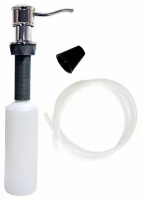 Universal Refillable Kitchen & Bathroom Soap Dispenser With Chrome Pump