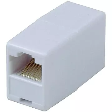 White Rj45 Coupler