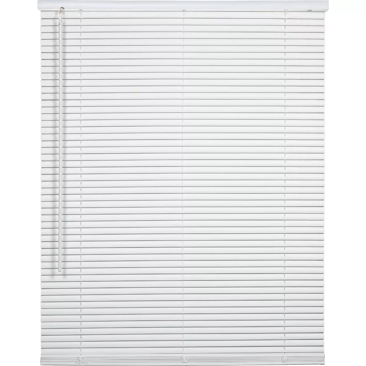 White Vinyl Cordless Mini Blind — 23 In W X 42 In H, Light-filtering, Kid-safe
