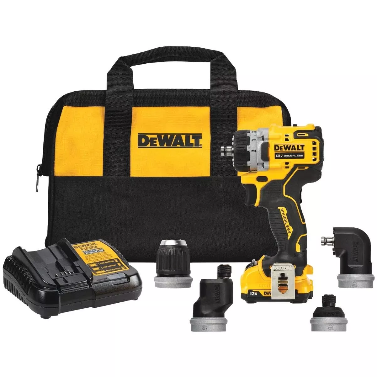 Xtreme 12v Max Brushless 3/8 In. 5-in-1 Cordless Drill/driver Kit With 2.0 Ah Battery & Charger