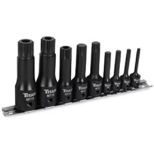 XZN Triple Square Impact Bit Socket Set – 9 Piece