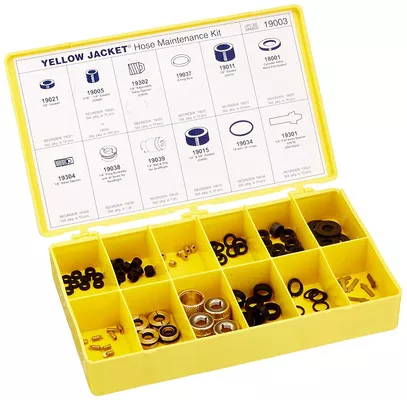 Yellow Jacket Hose Maintenance Complete Kit with SealRight Parts (19003)