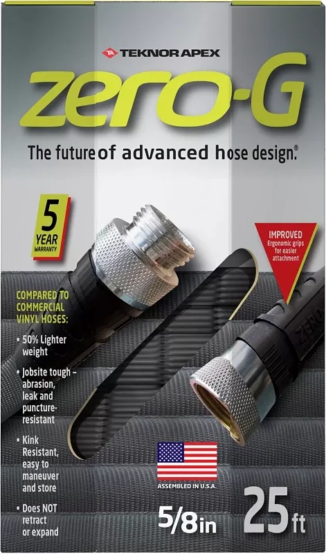 Zero-g 5/8 In. Dia. X 25 Ft. L Heavy Duty Drinking Water Safe Hose